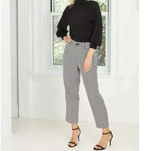 Who What Wear High Rise Wide Leg Cropped Pants 